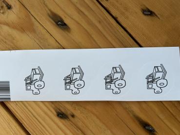 Preview: K700 Aufkleber rund