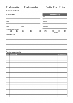 Werkstatt Arbeitsblatt