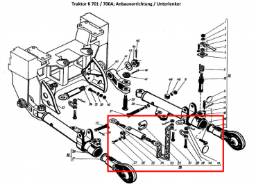 Spannkette Unterlenker
