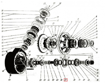 Differential Zahnkranz / Ring K700/K701