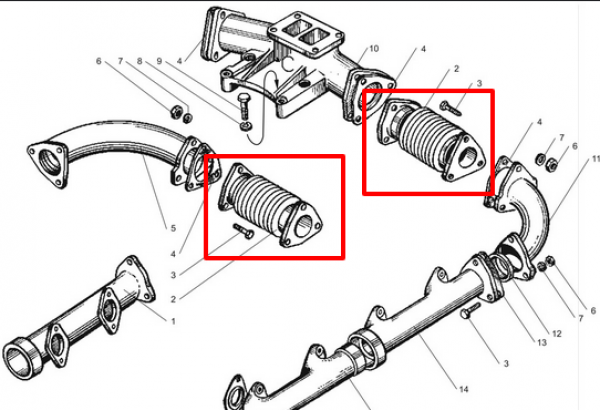 Flexrohr YaMZ-238 K700