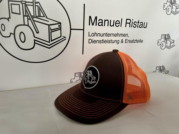 K700 Trucker Cap - braun/orange