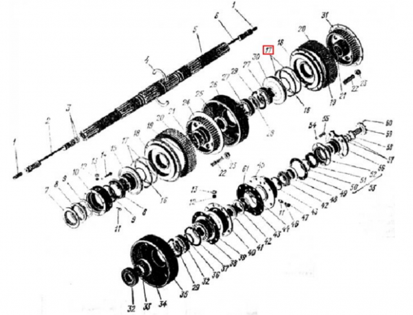 Dichtring Antriebswelle K700/K701