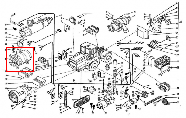 Lichtmaschine 24V K700/K701