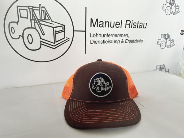 K700 Trucker Cap - braun/orange